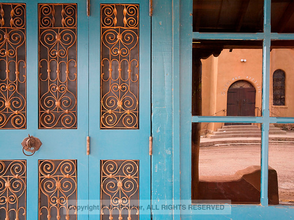 Door and Church Reflection, Detail