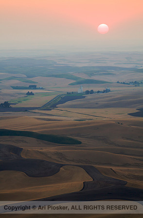 Sunset From Steptoe Butte, The Palouse (No. 134)