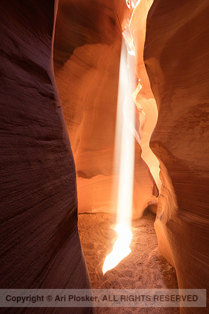 Shafted Light Beam, Secret Canyon (No. 2088)