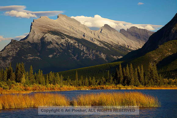 Vermillion Lakes and Mount Rundle