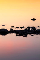 Lake Winnipeg sunset abstract reflection detail (No. 2606)