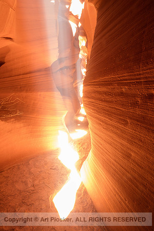 Multiple Light Beams, Secret Canyon (No. 2127)