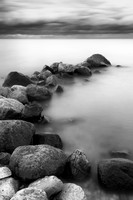 Winnipeg Beach Black and White