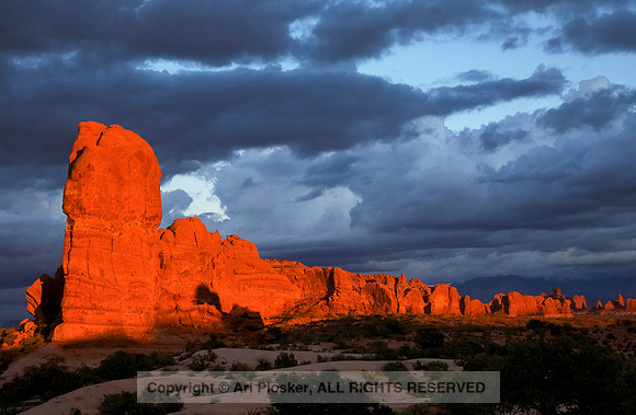 Rock on Fire, Arches National Park