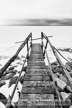 Maple Street Pier, Winter (No. 484)