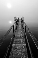 Beachside Park Pier Foggy Morning (No. 4774)