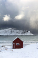 Red Hut Near Ramberg 2 (No. 4067)