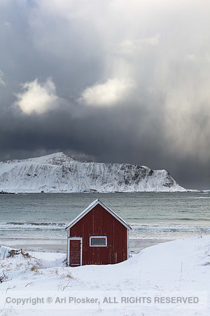 Red Hut Near Ramberg 2 (No. 4067)