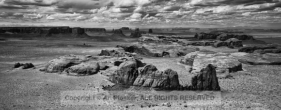 View From Hunt's Mesa Panorama