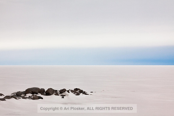 Rock Jetty in Winter (No. 53)