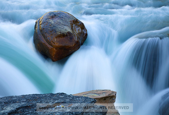 Sunwapta Falls, Detail