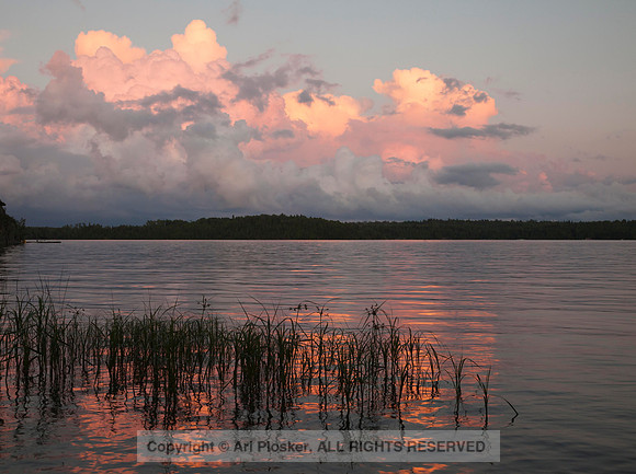 Receding Storm Clouds and Reflection (No. 895)