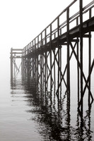 Beachside Park Pier, Foggy morning (No. 5496)