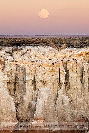 Supermoon Over Coal Mine Canyon