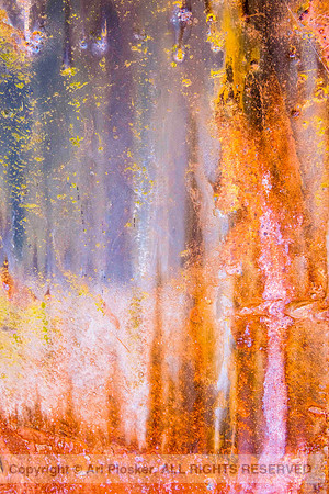 Abstact in Pink, Orange and Blue
