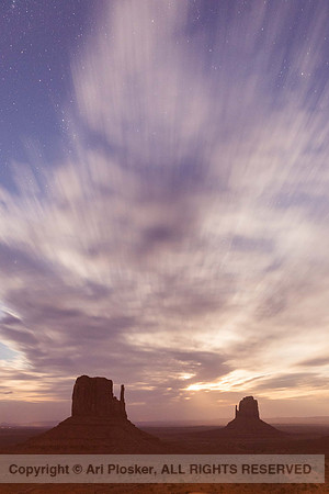 Monument Valley at Dusk (No. 3687)