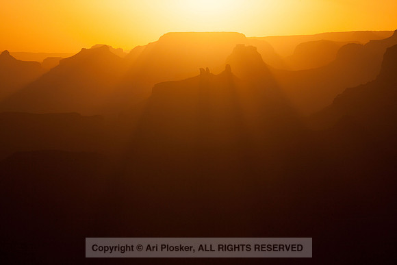 Sunset Detail Over Lipan Point (No. 181)